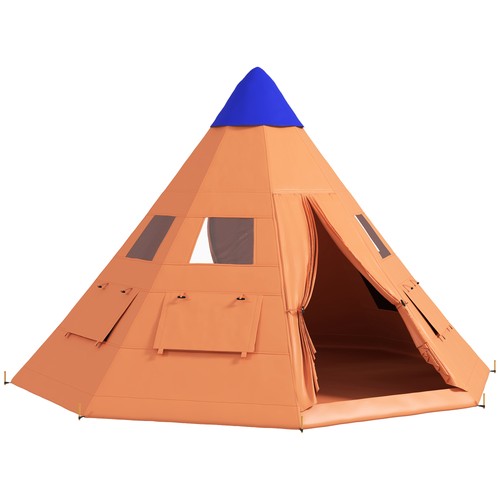 Orange person large family - orange, 6-7