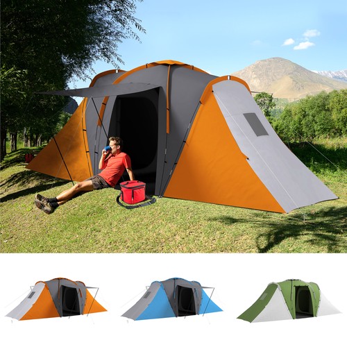 Man large camping tent - 4-6,