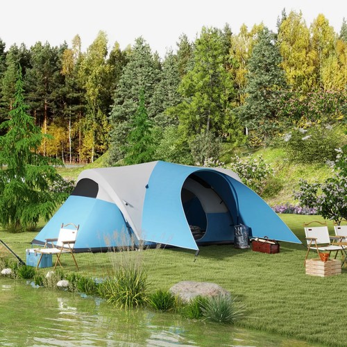 Outsunny man camping - camping, tent