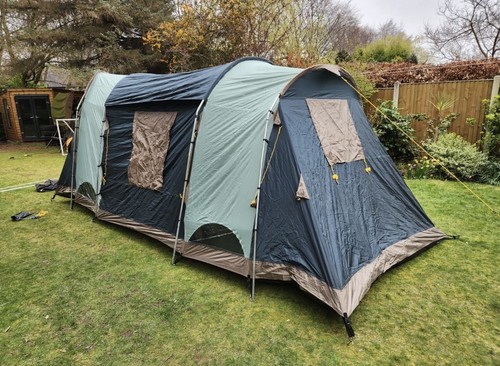 Man camping tent - with, 2