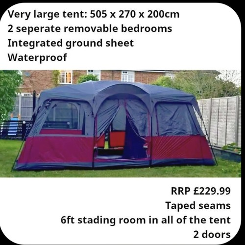 Man tent with sewn - 6, sewn-in