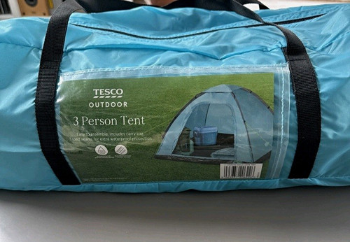 Tesco person blue - dome, tent
