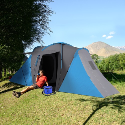 Outsunny man camping tent - outsunny, 4-6
