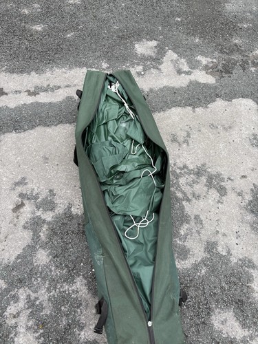 Green camping tent with carry - camping,