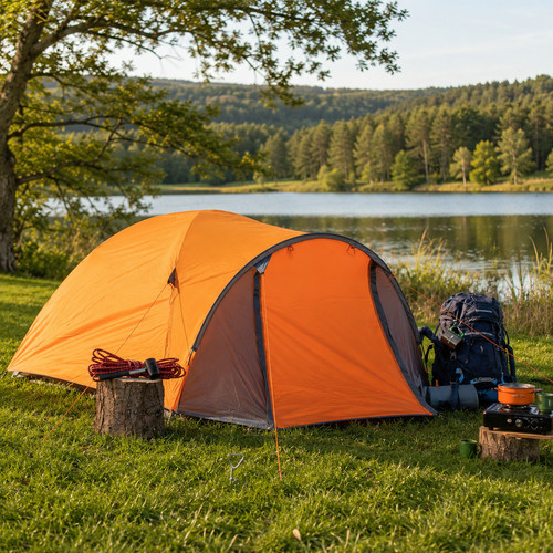 Man camping tent waterproof - camping,