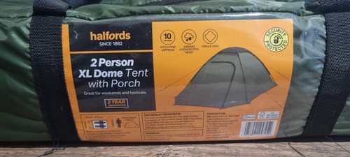Halfords person dome tent - halfords, xl