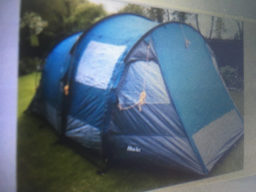 Blacks man tent in - or, very