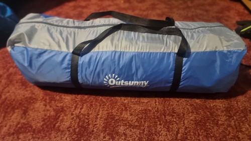 Outsunny man camping - camping, tent