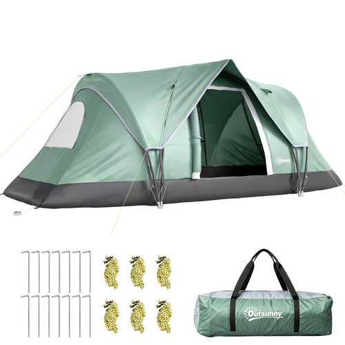 Outsunny man camping - outsunny, tent
